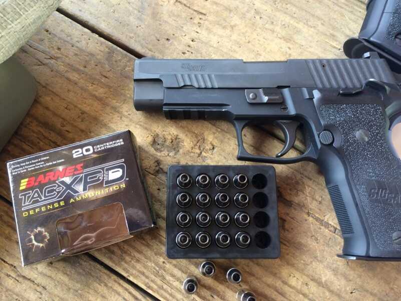 Ammo Test: Barnes Barnes TAC-XPD 9mm +P A great combination: Sig Sauer's P226 Single Action Only pistol and Barnes TAC-XPD ammo.