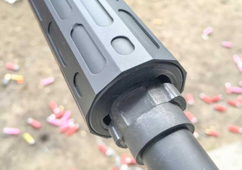 Review: Gemtech ONE Suppressor The suppressor will only mount one way as the lugs are different sizes.