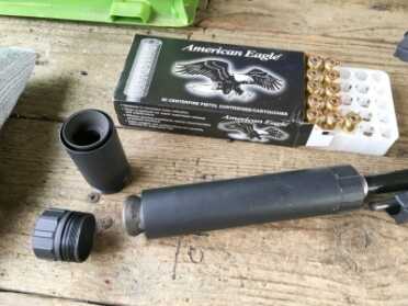 Gun Review: Smith & Wesson M&P 45 Threaded This AAC TiRant 45 Modular suppressor was a great pairing in both the long and short silencer configurations.