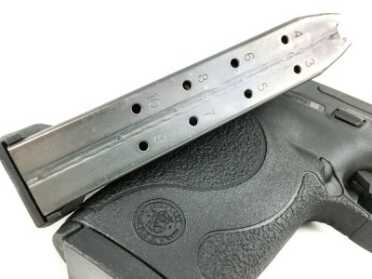 Gun Review: Smith & Wesson M&P 45 Threaded The M&P 45 Threaded Kit ships with two 10-round magazines.