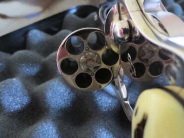 Six rounds of .38 Special ought to be enough, right? 