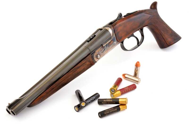 A Street-Legal Shorty Double Barrel? The Pedersoli Howdah .45/.410 - Full Review. A Street-Legal Shorty Double Barrel? The Pedersoli Howdah .45/.410 - Full Review.