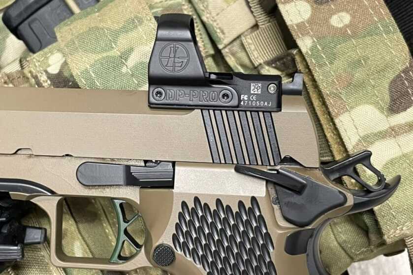 Review: 1911 That Takes Glock Mags?! Meet the Stealth Arms Platypus Stealth Arms Platypus with Leupold DPP on camo bag