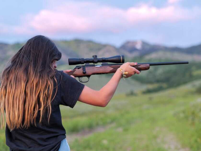 Springfield's 2020 Rimfire Rifles: Accuracy & Quality, Budget & Heirloom Woman shooting Springfield's 2020 Rimfire Rifle
