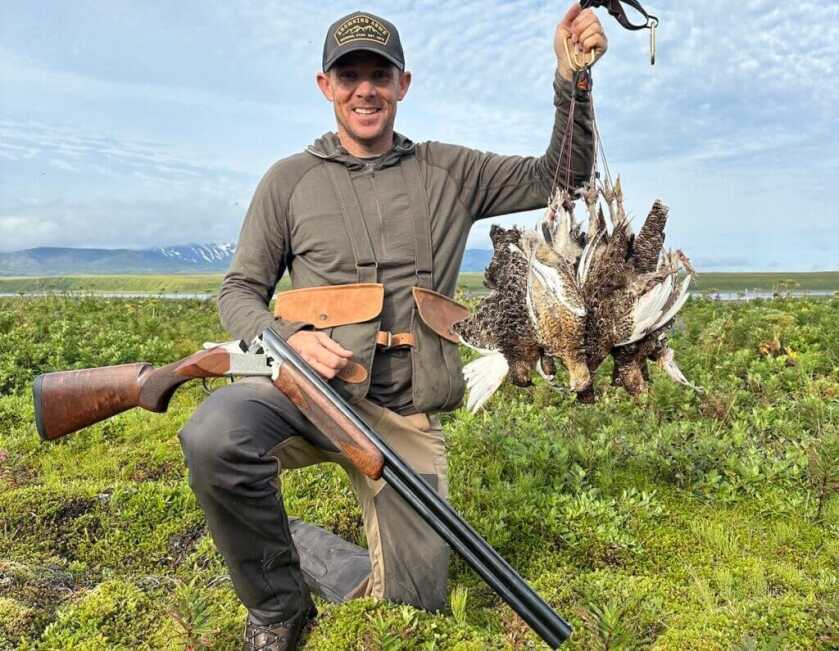 Citori 825 and ptarmigan birds