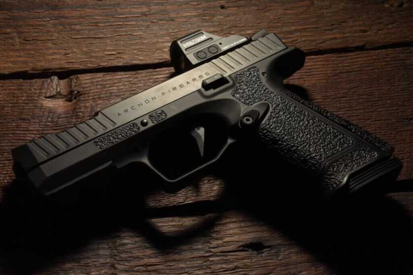 Archon Gen 2, Type B with Holosun Red dot mounted.