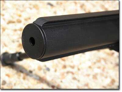 The Talon SS barrel shroud and end cap keep it quiet.