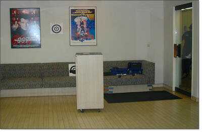 A professional teaching center is part of the atmosphere.  Included are several “inert” versions of popular guns to use as teaching aids 