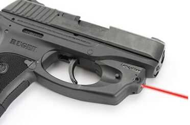 The CenterFire works on guns that don’t have an accessory rail. You activate the laser by pressing a little “on demand” toggle switch.