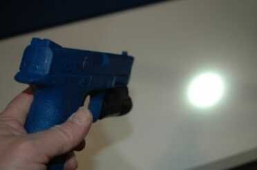 New lights from UTG Leapers have a cam lever to attach them. They also are very solidly built of aluminum.