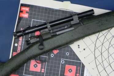 One of the sight-in groups measured right at one-inch spread. Groups were consistently about two inches or less with the largest recorded group being 2 ¼ inches.