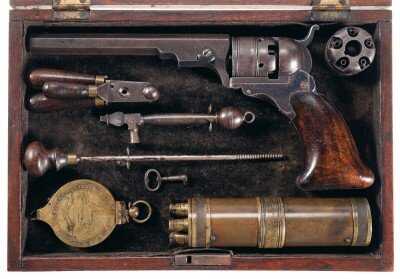 This cased presentation Colt No. 3 Belt Model Paterson revolver with full complement of accessories is “fresh” meaning it has never before been offered at auction.