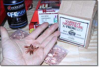 Half Price Varmint Nightmare AR-15 Bullets from Midsouth