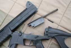 Taurus CT9/CT40 Carbines - New Gun Review Taking the CT9 down is as easy as removing a pin.