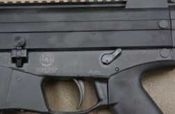 Taurus CT9/CT40 Carbines - New Gun Review The biggest problem with this gun is the position of the safety. Your thumb can't comfortably reach it, unless you are Anderson Silva, who coincidentally lives near where these guns are made in Brazil.