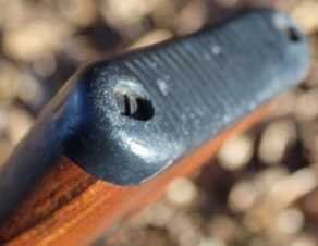 The polymer base plate doesn't offer much padding, but recoil is still manageable.  