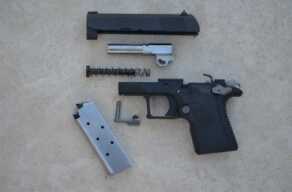 Field stripping is quick and easy and requires no tools.