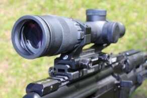 AK-47 Hog Blaster - The Ultimate Counter Insurgency Weapon It can be hard to get a good cheek weld on a folding steel AK stock. I tried the riser, at first, in an attempt to use the Accupoint more like a red-dot. In the end, I took it off.