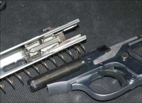 Disassembly is quick and easy.