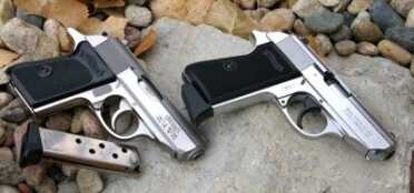  Comparing the PPK.380 and PPK/S .22LR they are nearly identical with the exception of the longer grip.  From a material perspective the weight and alloy vs stainless does deliver a slightly different look and feel.