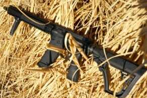 The black finish is nice, but it stands out against earth tones.  