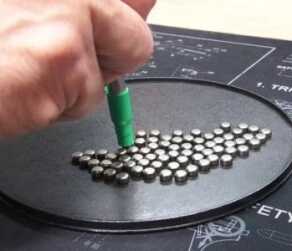 You can buy primer sorters, but regardless of how sophisticated and expensive the reloading machine, most--like the author--still pick up the primers the old way.