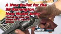 A New Bullet for the '58 Remmy New Model Army