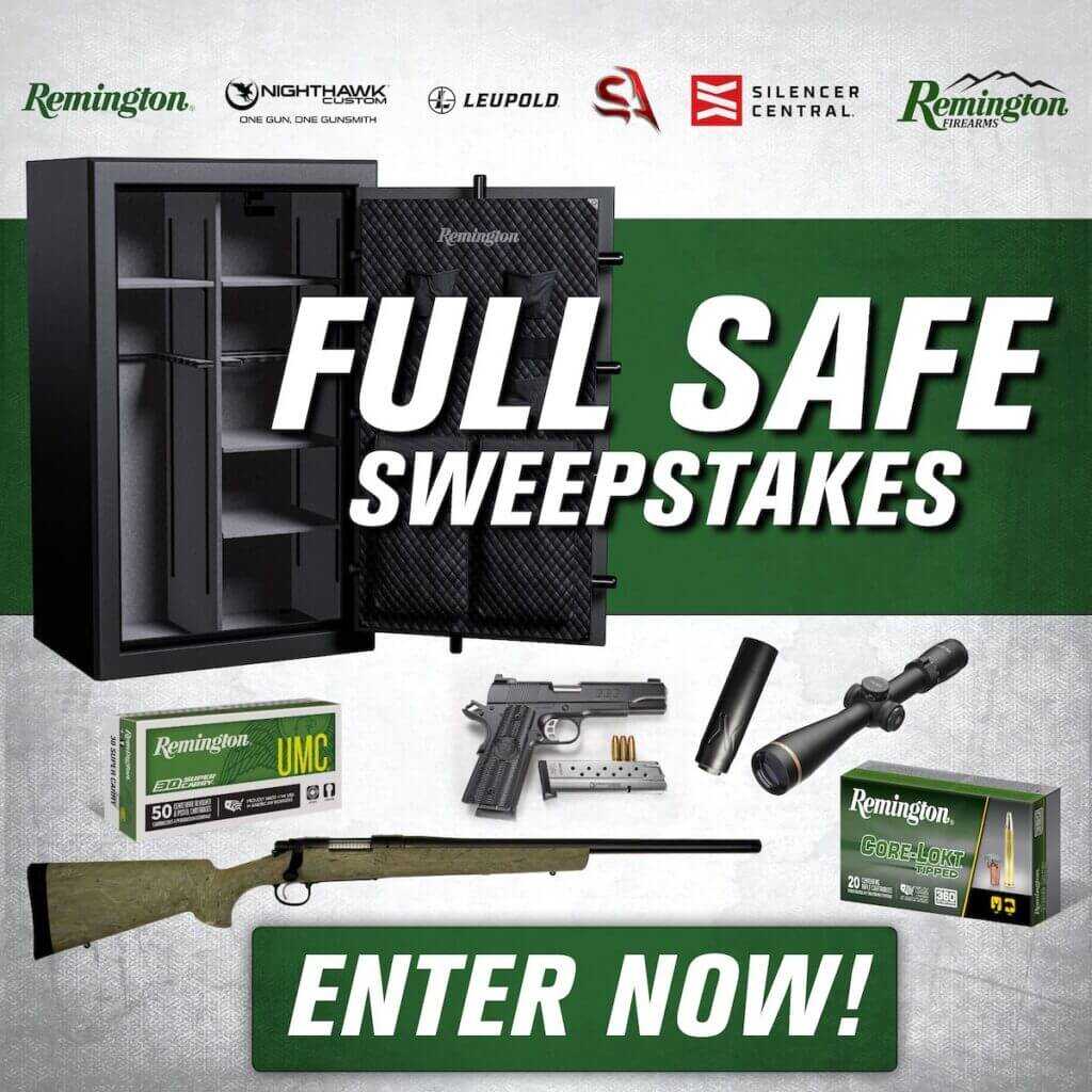 Remington's new sweepstakes.