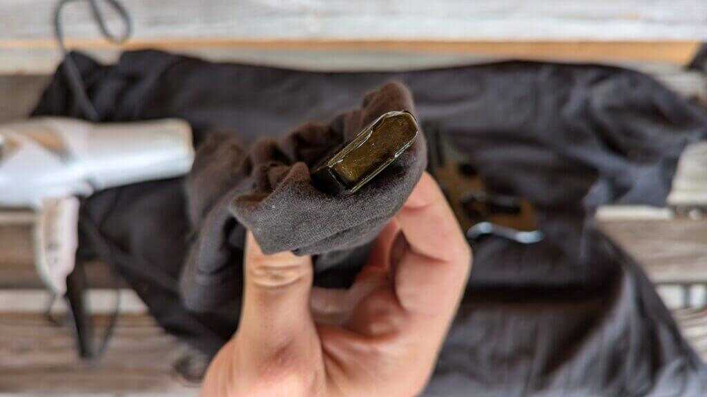 wiping off cosmoline