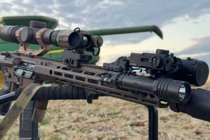 accessories on Aero Precision AR-15
