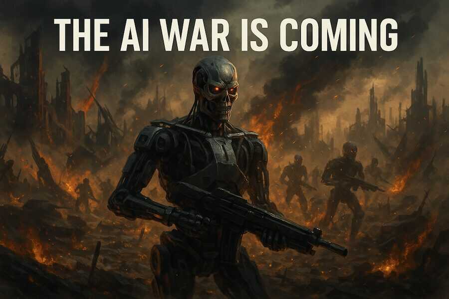 AI Robots starting a war.