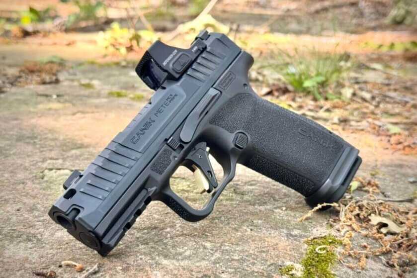 Canik METE MC9 Prime with red dot, best 9mm pistols 2025