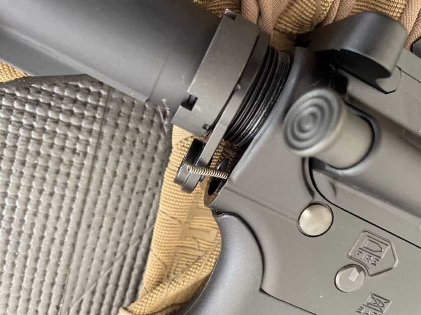 receiver takedown detent spring