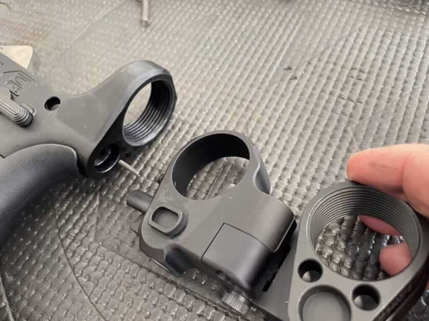 Law Tactical Folding Stock Adapter prior to installation