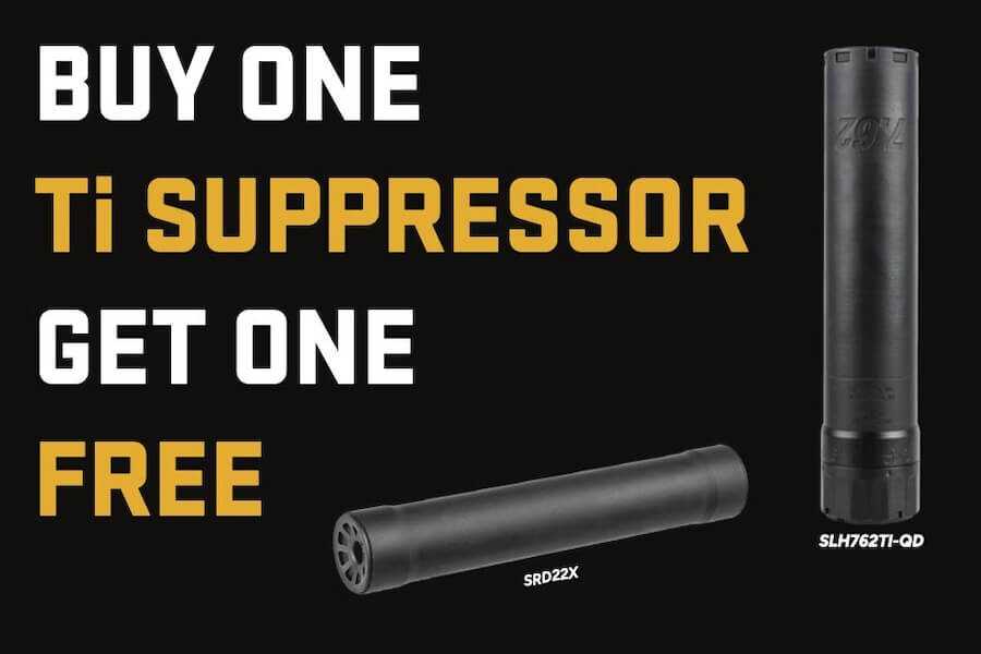 Buy one get one suppressor from SIG Sauer.