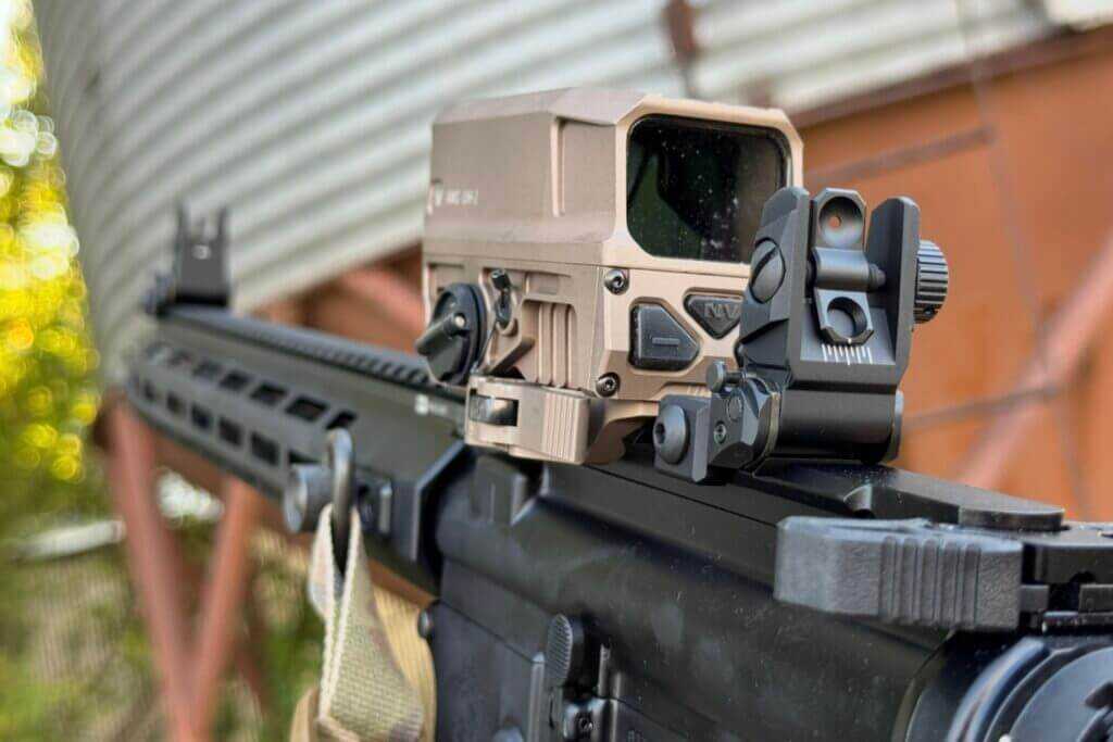 up close of the sight