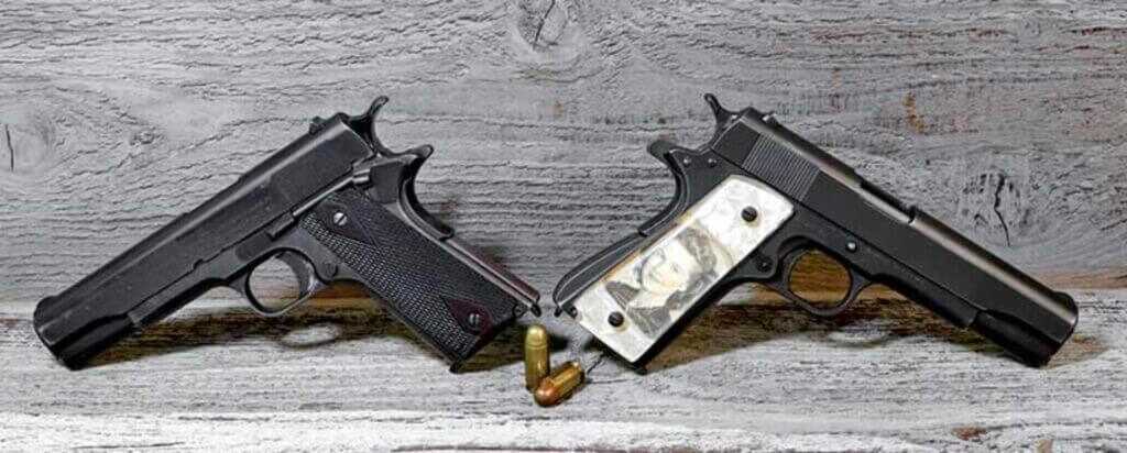 old handguns used by Walter Walsh