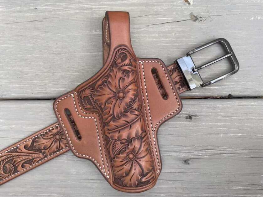  Falco holster CX11 holster and matching KX11 leather belt