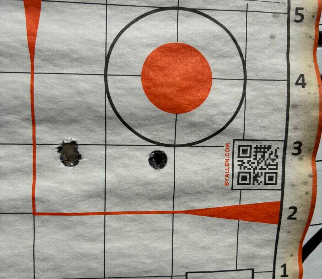 Weatherby 307 Range XP group with Hornady Match 180 ELDM