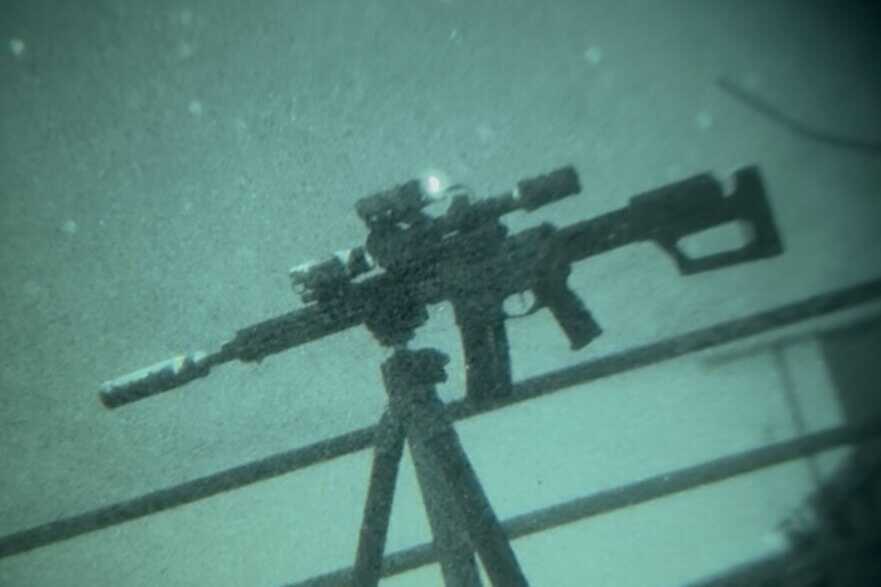 gun at night. X4-LRF