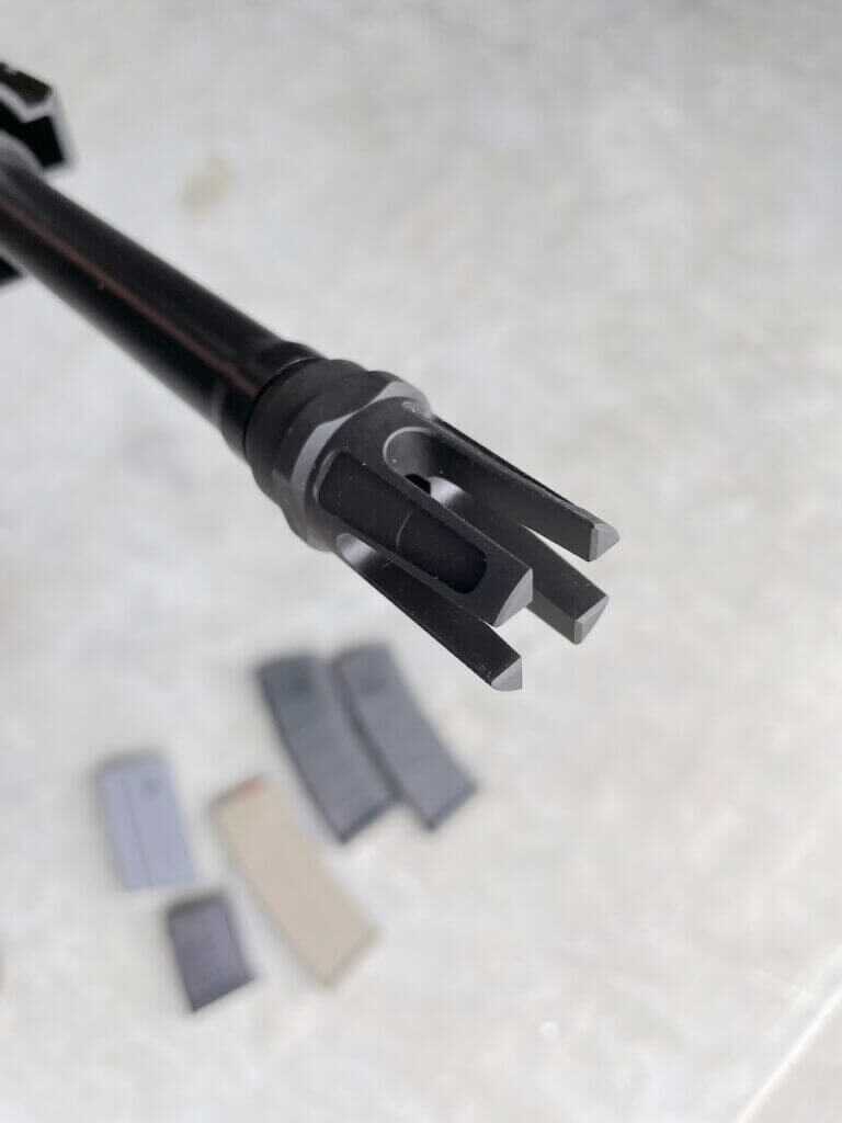 STS416 A1 stripped lower receiver with HK-style markings and contours