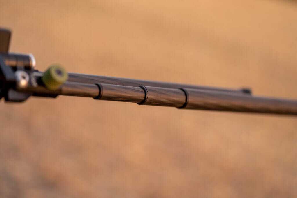 R3D carbon bipod legs closeup showing three-section twist lock system up to 41.75 inches