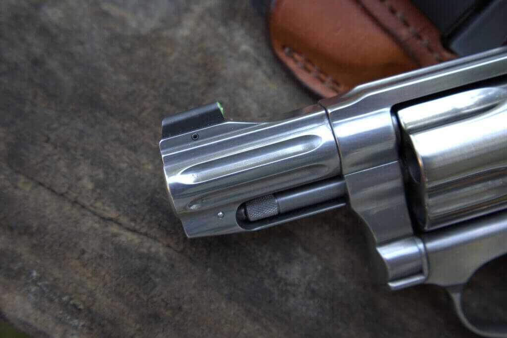 S&W 940 fluted 2.25 inch barrel with shrouded ejector and XS night sight