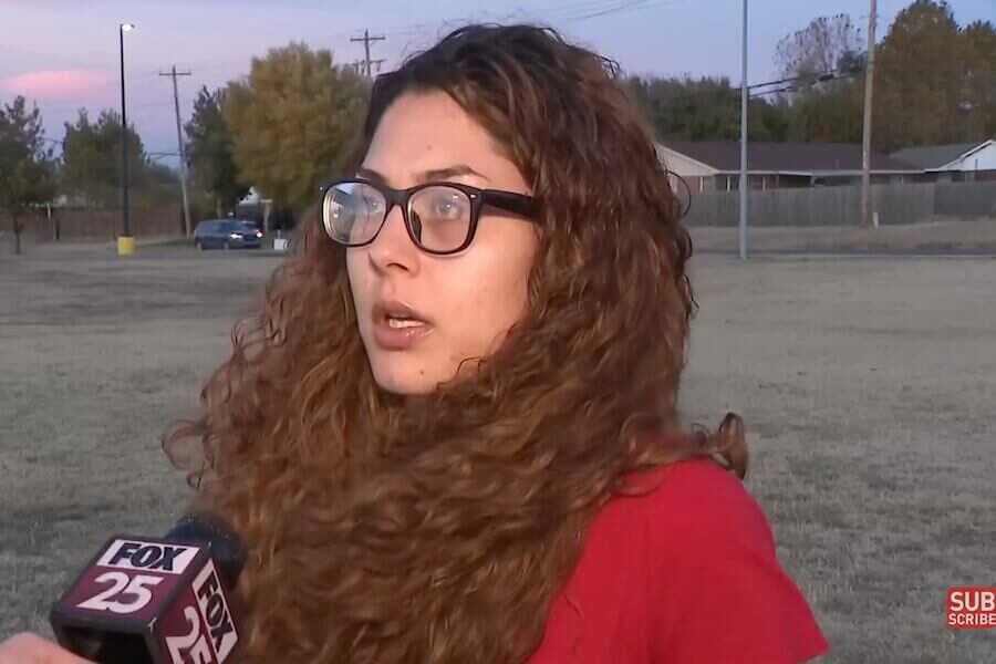 Stephanie Dilyard in an interview with FOX 25 about the violent encounter she experienced while working at 7-Eleven.