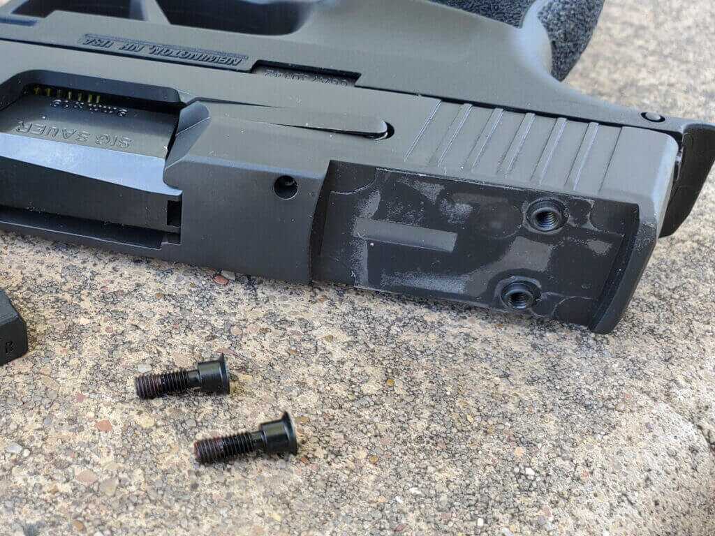 factory milled pistol slide optics cut for rds footprint
