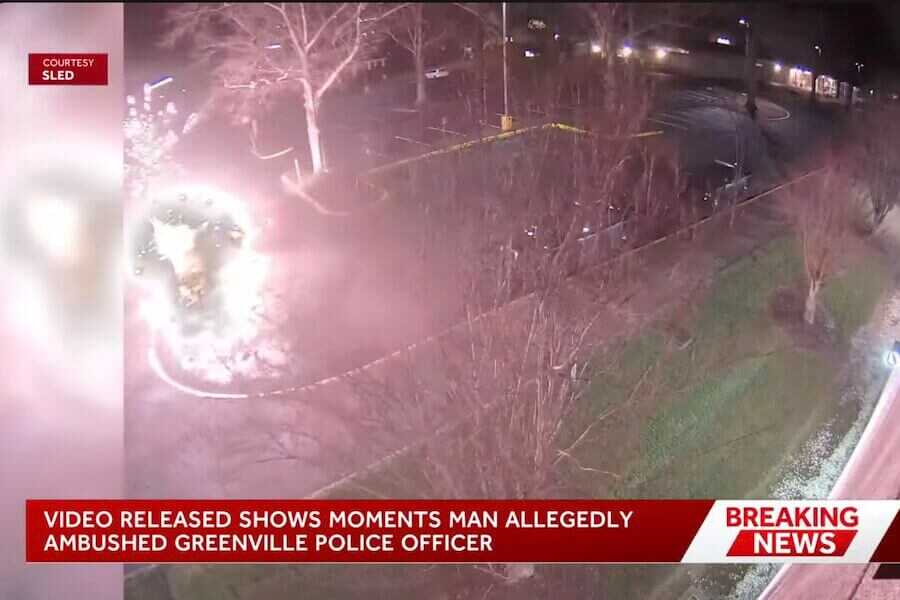 David Lane ambushed a police officer early morning Sunday.