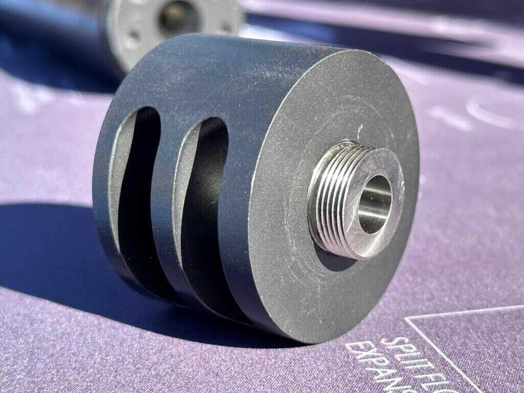 This is an image of timeable brake for a suppressor.