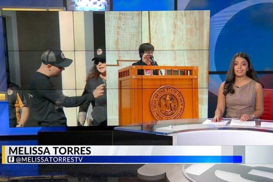 New Mexico politicians want to ban black rifles. Here is a news reporter covering the story.