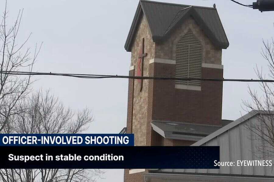 A Christian Church becomes the site of an officer-invovled shooting.