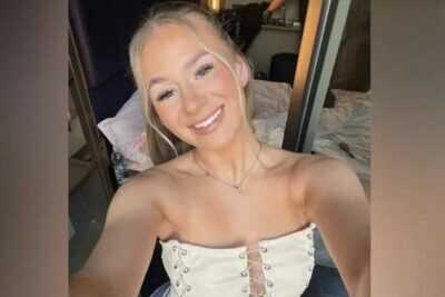 A picture of the young woman who was shot by her father.